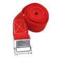 thumbnail image 2 of kurtrusly Leashing Strap Ratchet Tie Cargo Rope Polyester Multicolored High-strength Thicken Design Rustproof Buckle Zinc Alloy Red 50mm*5Meter, 2 of 6
