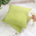 thumbnail image 3 of Unique Bargains Housse de Coussin Décorative à Rayures Maïs en Polyester, 4 Pcs, pour Sofa, 3 of 10