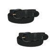 thumbnail image 1 of CTM® Ceinture Tressée Élastique avec Boucle Couverte (Lot de 2) (Hommes), 1 of 3