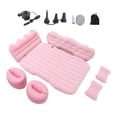 thumbnail image 3 of Almencla Inflatable Car Air Mattress Camping Air Mattress Bed for MPV Automotive Pink, 3 of 7