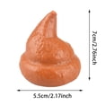 thumbnail image 2 of Jouet Taquin Pratique de Nouveauté pour Espièglerie Intérieure Extérieure Caca Réaliste Blague Idée Classique, 2 of 5