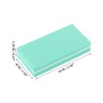 thumbnail image 4 of Unique Bargains 30 Pcs Tampons à Ongles Carrés Mini Confortables pour DIY Vert, 4 of 6