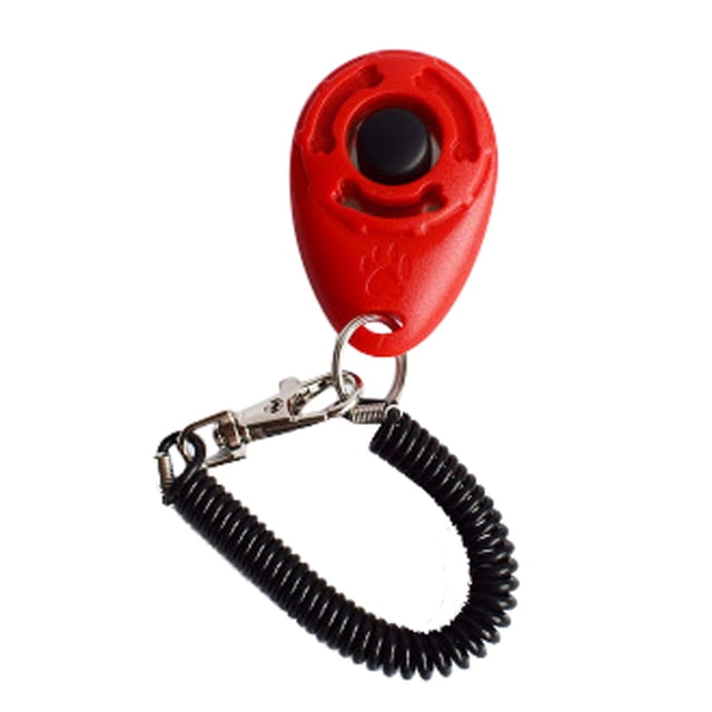 WIFKLSIIPG 1 Piece New Dog Pet Click Clicker Training Trainer Aid Wrist Strap