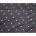 thumbnail image 4 of oneOone Polyester Lycra Fabric Hash Sign Kasuri Print Fabric By The Yard 56 Inch Wide, 4 of 4