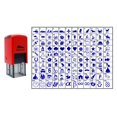 thumbnail image 2 of Choose Your Personalized Icon Rubber Stamp Self Inking SHINY 20 mm Mini Stamper - Black Ink, 2 of 6