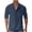 Dark Blue, variant on hotojiny Linen Shirts for Men Lightweight Roll up Long Sleeve Shirt Casual Beach Button Henley T-Shirt Vacation Tops with Pocket