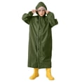 thumbnail image 1 of AJIWYH Imperméable pour Enfants, Poncho de Pluie Vert, 4-6 Ans, 1 of 4