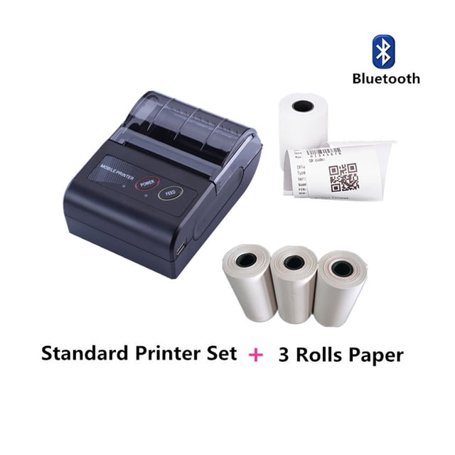 58mm Bluetooth Pocket Portable Thermal Receipt Printer Mini Wireless Notes Phone Printer