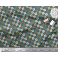 thumbnail image 3 of Soimoi Modal Satin Fabric Argyle Check Printed Craft Fabric by The Yard 42 Inch Wide, 3 of 3