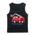 thumbnail image 1 of RXIRUCGD 2025 Vêtements d'Été pour Enfants Chemise de Base à Col Rond Sans Manches pour Garçons, 1 of 2