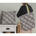 thumbnail image 5 of Soimoi Crepe Silk Fabric Argyle Check Decor Fabric Printed Yard 42 Inch Wide, 5 of 5