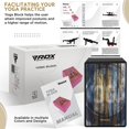 thumbnail image 4 of RDX Yoga Block Set, Non-Slip High-Density Eva Foam Brick for Pilates Flexibility Body Balance, Easy Grip Surface for Stability Strength Training Deepen Poses Exercise Office Home Gym, 23x15x9.8CM, 4 of 5