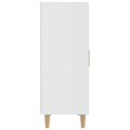 thumbnail image 2 of vidaXL Sideboard High Gloss White 70x34x90 cm Engineered Wood, 2 of 5