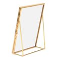 thumbnail image 1 of Christmas Picture Frames, Photo Frame Exquisite Easy To Use Metal Picture Frame Brass Retro Glass  For Christmas For Wedding For Birthday, 1 of 8