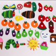 thumbnail image 5 of QJUHUNG 1set Creative Felt Picture Book Teaching Toy Set  Classroom Performance Toy  Caterpillar Picture Book Teaching Toy (without Drawing Stand), 5 of 5