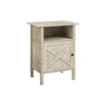 thumbnail image 1 of Monarch Specialties Accent Table, Side Table, End, Living Room, Small, Storage, Dark Bronze Laminate, Transitional, 1 of 3