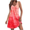 thumbnail image 2 of EQWLJWE Robes Sans Manches pour Femmes Décontractées d'Été, Robe de Plage Décontractée pour Femmes, Robe d'Été Sans Manches à Ourlet en Pointe, Robe Midi Débardeur, Robe de Plage avec Poches, 2 of 6