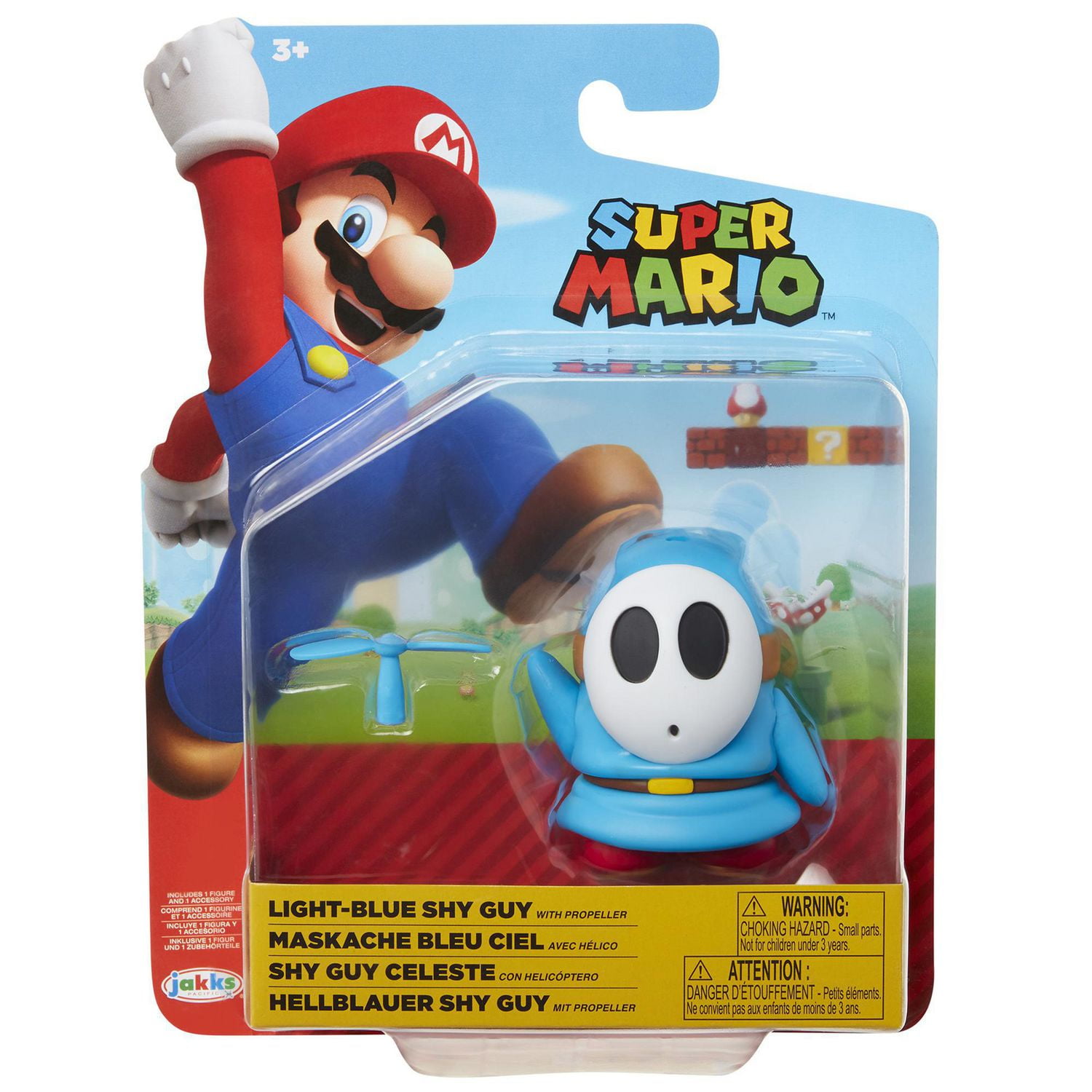 Nintendo figurine 4po bleu Gars timide avec hélice