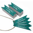 thumbnail image 3 of Inkdotpot Real Silver Foil Merry Christmas Tags Favor Hang Paper Tags 100 Pieces, 3 of 6