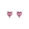 thumbnail image 1 of Heart Birthstone Stud Earrings, 1 of 4
