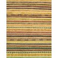 thumbnail image 1 of Ahgly Company Tapis d'Intérieur Rectangulaire Abstrait Doré Brun Jaune Tapis de Zone Abstrait, 7 Pieds x 9 Pieds, 1 of 6