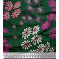 thumbnail image 1 of Soimoi Poly Georgette Fabric Artistic Flower Printed Craft Fabric by the Yard 52 Inch Wide, 1 of 3