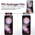 thumbnail image 4 of Zonyee 2 Sets Screen Protector for Samsung Galaxy Z Flip 5 - 6.7", Front/Back Full Coverage Soft Protective Film, Premium Folding,HD Clear Scratch Resistant, 4 of 9
