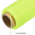 thumbnail image 4 of Unique Bargains 186 Yards 210D/1mm Leather Sewing Thread Polyester Waxed Cord, Lime, 4 of 5