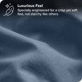 thumbnail image 4 of Bare Home Percale Weave Pillowcase Set - 300 Thread Count - 100% Organic Cotton - Standard, Bering Sea, 4 of 4