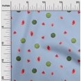 thumbnail image 2 of oneOone Coton Soie Pastèque Fruit Impression Tissu BTY 42 Pouces de Large, 2 of 4