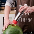 thumbnail image 2 of Vegetable Cutter 2 304 Stainless Steel Watermelon Corer Commercial Fruit Hole Opener and Tool for Efficient Seedless Slicing, 2 of 4