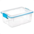 thumbnail image 1 of Sterilite 12 Qt Plastic Storage Bin Container Gasket Sealed Box, (24 Pack), 1 of 11
