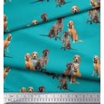 thumbnail image 3 of Soimoi Rayon Fabric Beagle,Cane Corso & English Cocker Spaniel Dog Printed Craft Fabric by The Yard 56 Inch Wide, 3 of 5