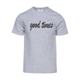 thumbnail image 1 of Gravity Threads T-Shirt à Manches Courtes pour Hommes Good Times - Gris Chiné - Grand, 1 of 1