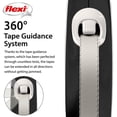 thumbnail image 3 of Flexi New Comfort Tape Retractable Large Dog Leash, Black, 8m/26ft, 3 of 10