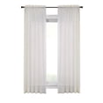 thumbnail image 4 of Loft Living Cannes Rod Pocket Linen-Like Single Curtain Panel Sheer 56" x 63" in Ivory, 4 of 6