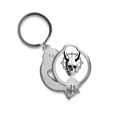 thumbnail image 1 of l Face Horn Line Art Deco Fashion Finger Nail Clippers Scissor Stainless Steel Cutter, 1 of 3