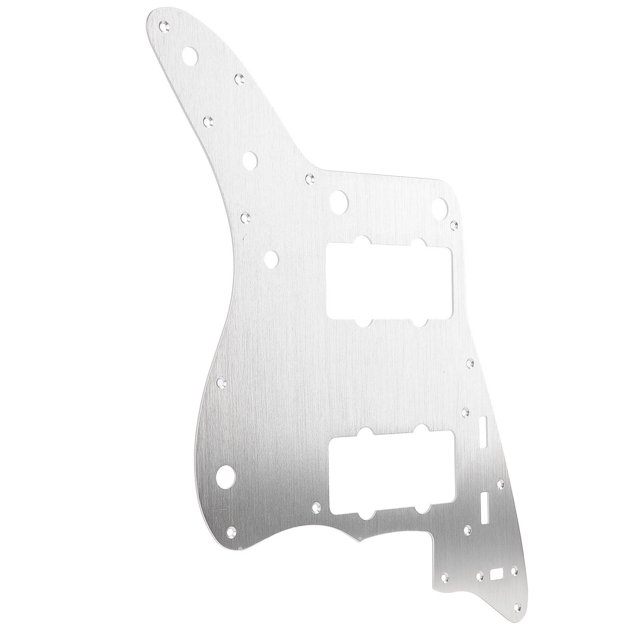 Plaque de Protection pour Guitare avec 13 Trous, Plaque de Protection Anti-Rayures en Alliage d'Aluminium pour Guitare Électrique, Compatible avec Jazzmaster et Guitares Classiques