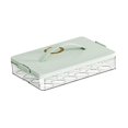 thumbnail image 4 of DOLITY Egg Container Eggs Organizer Large Capacity Kitchen Accessories Space Saving Egg Green, 4 of 6