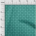 thumbnail image 2 of oneOone Viscose Jersey Turquoise Green Fabric Geometric Craft Projects Decor Fabric Printed By The Yard 60 Inch Wide, 2 of 4