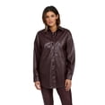 thumbnail image 4 of Mexx Faux Leather Women's Shacket, 4 of 5