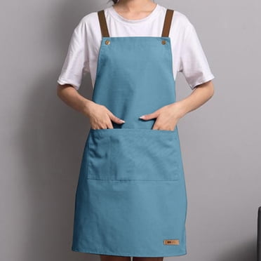 Tablier de Cuisine en PVC avec Poche pour Téléphone / Imperméable, Résistant à l'Huile et Lavable à la Machine / Design à Courroie en H / Plusieurs Couleurs Offertes / Idéal pour la Cuisine, la Pâtisserie et le Travail en Cuisine / 85x65 Cm/33.4x25.5 Po