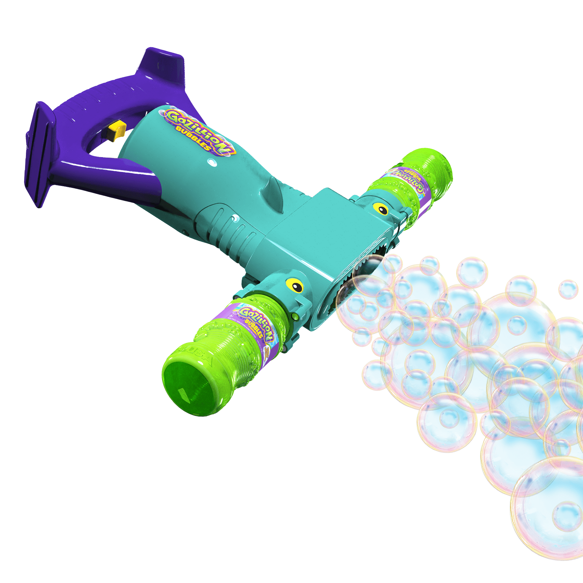 Gazillion Bubbles – Pistolet à bulles Shark Bubble Blaster