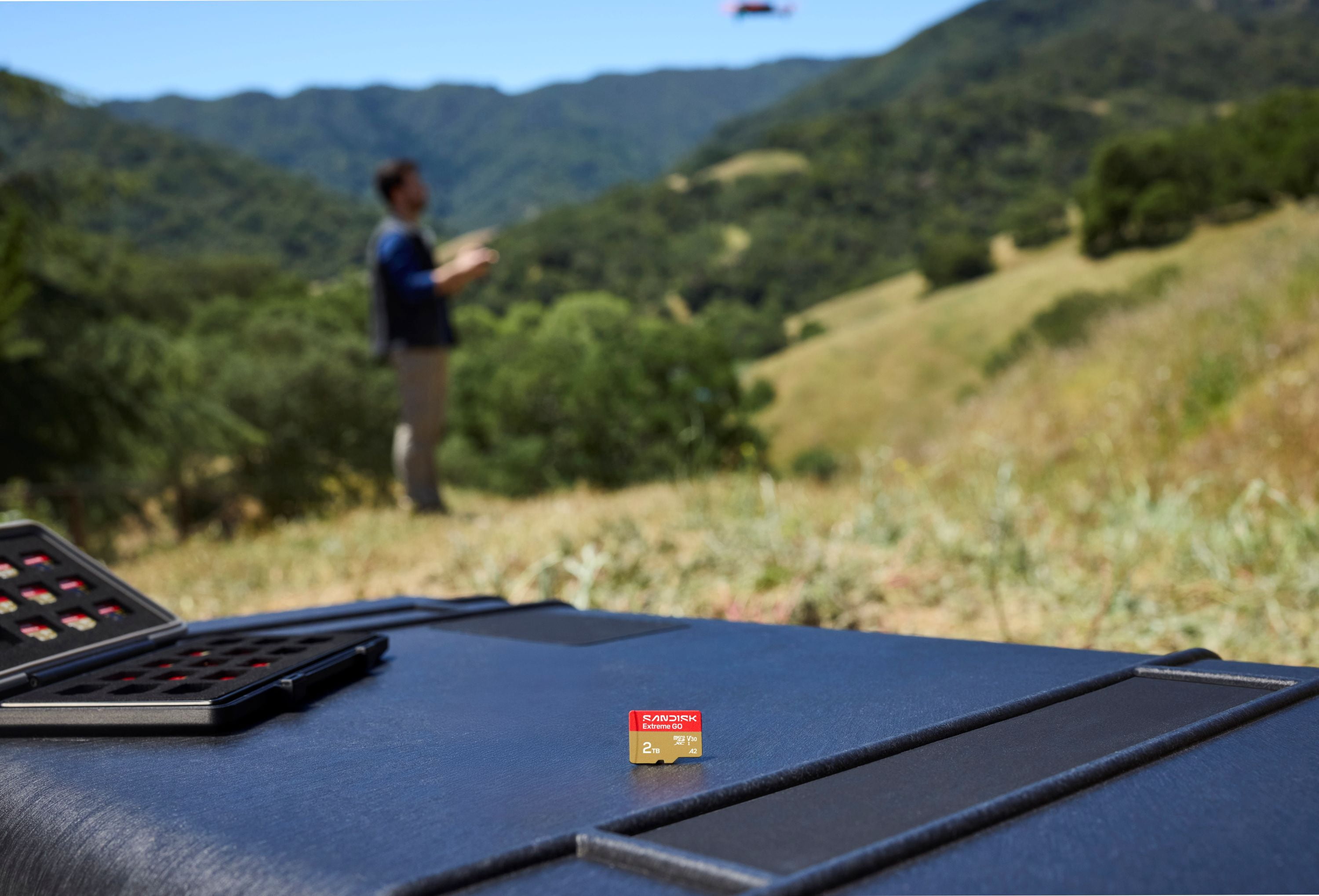 Carte microSDXC™ UHS‑I SANDISK Extreme® GO 64Go