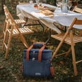 thumbnail image 3 of Bento Lunch Bag With Insulated Double Layer Compartment 10 in x 7 in x 5 in Thickened Cationic Fabric Portable Handle, 3 of 4