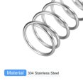 thumbnail image 4 of Unique Bargains Ressort de Compression 5 Pack en Acier Inoxydable 304, 12mm OD, Fil de 1mm, Longueur 35mm, 4 of 6