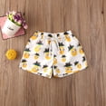 thumbnail image 2 of EYIIYE Shorts de Plage pour Tout-Petits Garçons, Bas à Taille Élastique à Imprimé Tropical, 2 of 5
