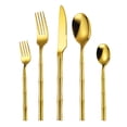 thumbnail image 2 of Cutlery Set, Kit Fork and Spoon, Solid Round Handle, 5-Piece Kitchen Dining Utensils, Ergonomic Design, Durable Construction, Easy Clean, 2 of 6