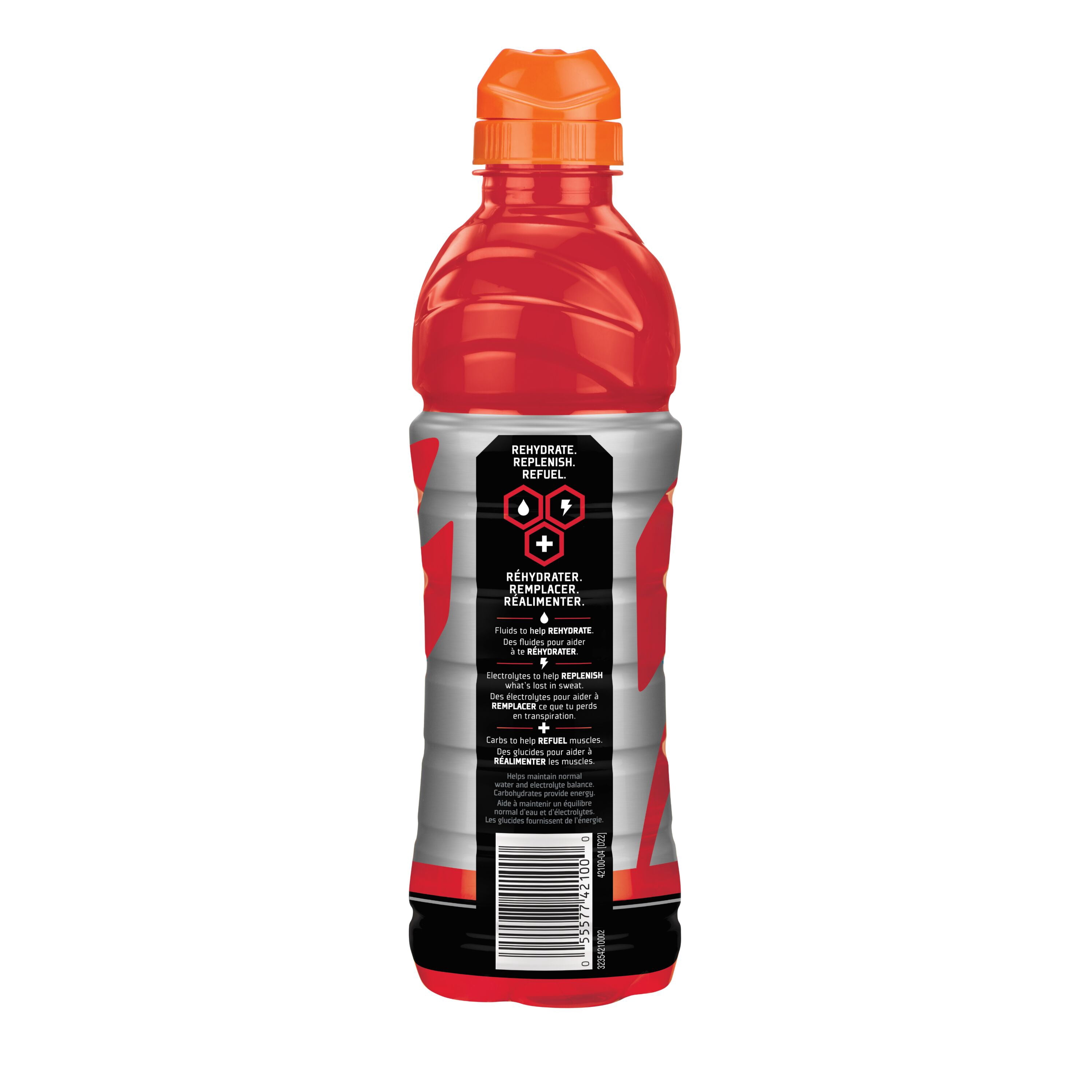 Boisson énergétique Gatorade Fruit Punch 710 mL, Bouteille