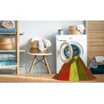 thumbnail image 2 of Ahgly Company Tapis Rectangulaire Rouge Lavable en Machine, 5 Pieds x 8 Pieds, 2 of 7